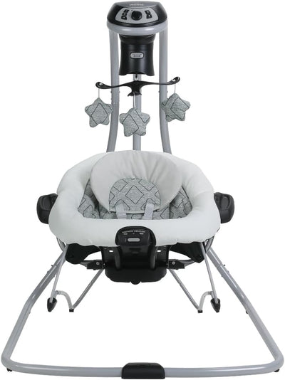 Graco DuetConnect Swing & Bouncer LX with Multi-Direction Asher