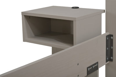 Natart Toscano Media Night Table - Left