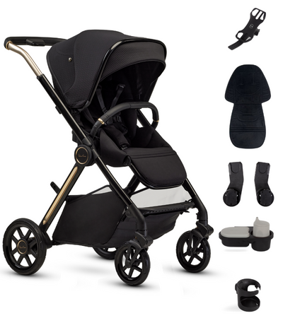 Silver Cross Reef 2 Stroller and Bassinet Accessory Bundles in Espresso
