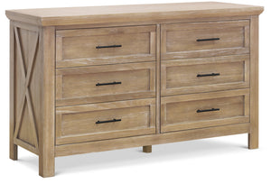 Monogram Emory Farmhouse 6-Drawer Dresser