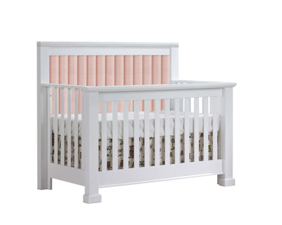 Natart Taylor 5-in-1 Convertible Crib with Tufted Panel