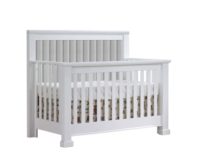 Natart Taylor 5-in-1 Convertible Crib with Tufted Panel