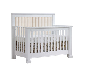 Natart Taylor 5-in-1 Convertible Crib with Tufted Panel