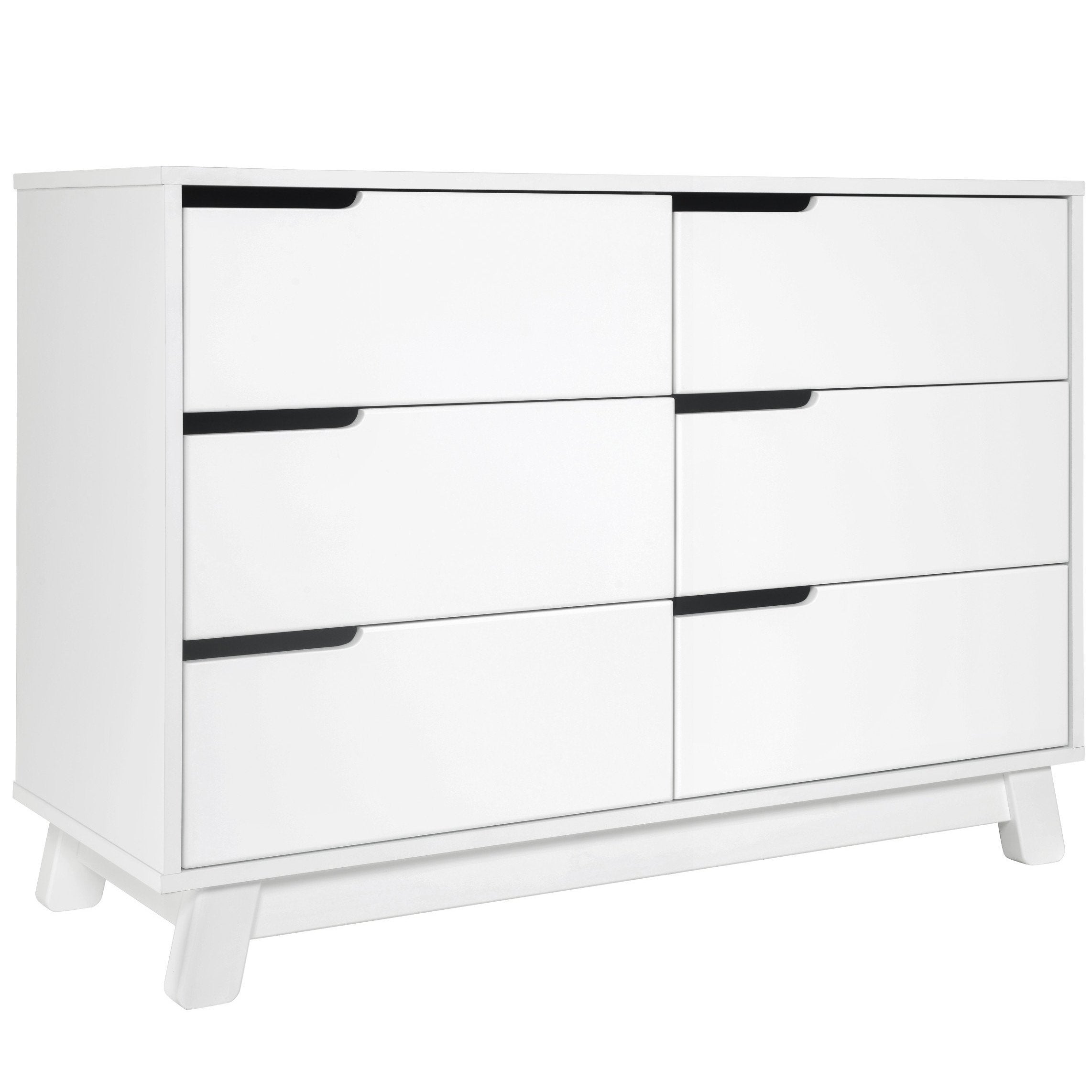 Hudson 6drawer Double Dresser Piccolino Baby Furniture piccolinobaby