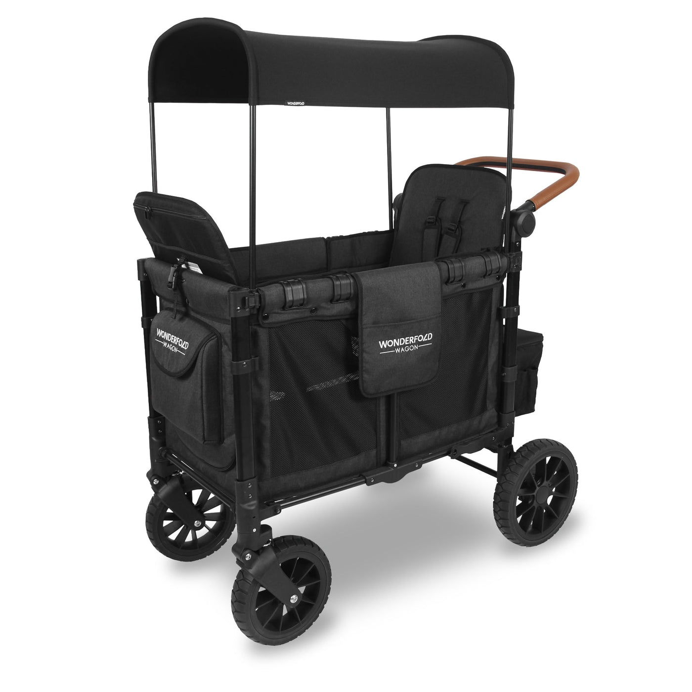 Wonderfold Wagon W2 Luxe Wagon (2 Seater) - Volcanic Black