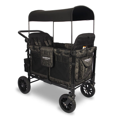 Wonderfold Wagon W4 Luxe Quad Stroller Wagon (4 Seater) - Shadow Green Camo