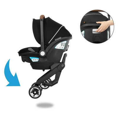 Evenflo Shyft DualRide Infant Car Seat Stroller Combo with Carryall Storage & Extended Canopy