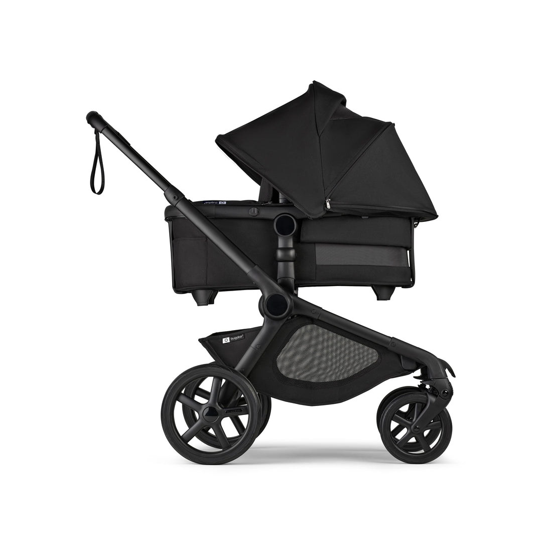 mini bugaboo BUGABOO KANGAROO COMPLETE DOUBLE STROLLER ONE SIZE / BLACK-MOON GRAY