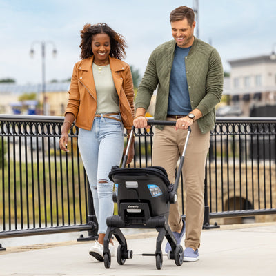 Evenflo Shyft DualRide Infant Car Seat Stroller Combo with Carryall Storage