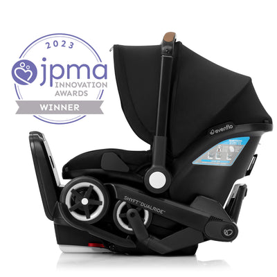 Evenflo Shyft DualRide Infant Car Seat Stroller Combo with Carryall Storage