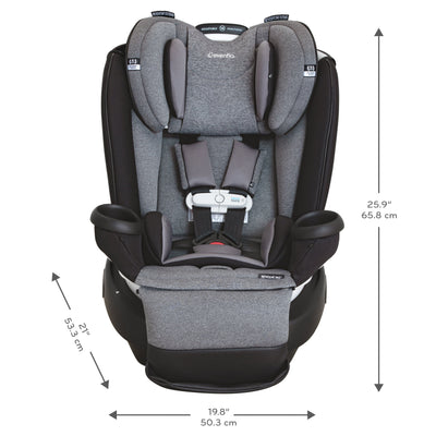 Evenflo Revolve360 Extend All-in-One Rotational Car Seat with SensorSafe