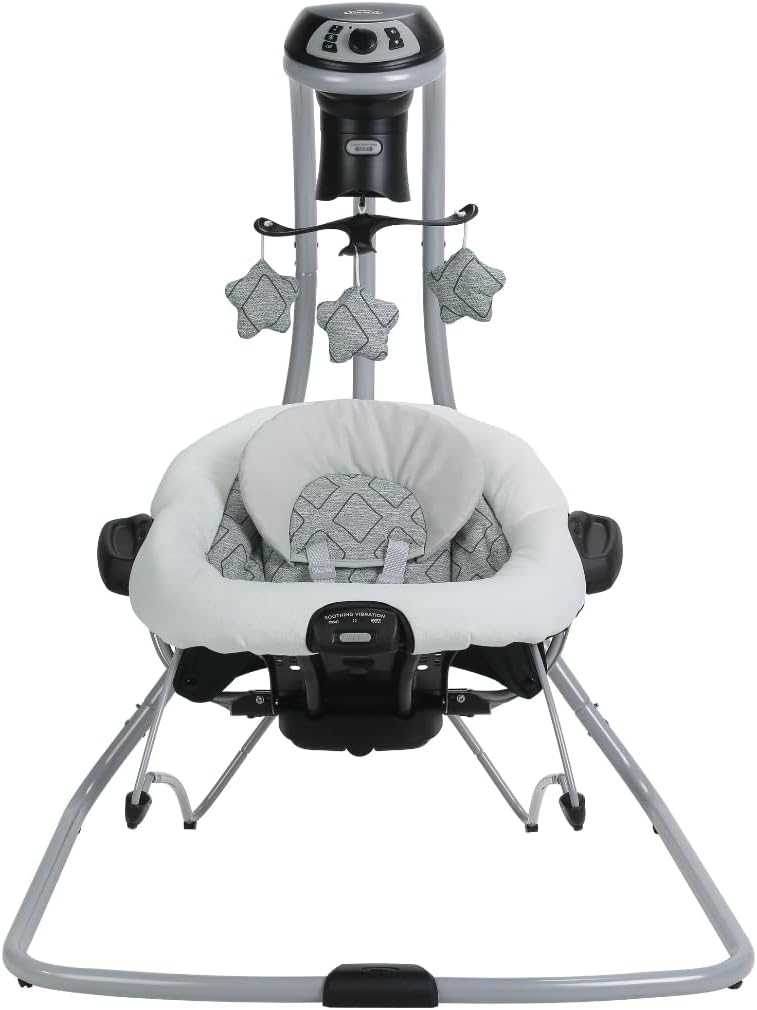 Graco Duetconnect Lx Swing And Bouncer Assembly Graco DuetConnect Swing & Bouncer LX with Multi-Direction Asher