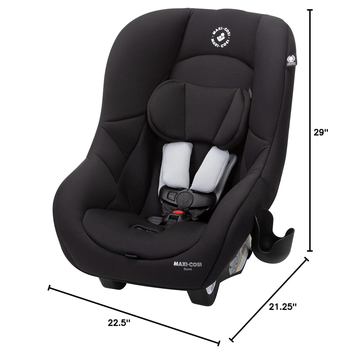 Maxi-Cosi Romi Convertible Car Seat in Essential Black
