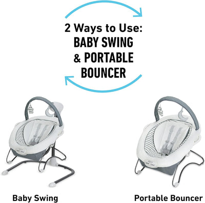 Graco Soothe 'n Sway LX Swing with Portable Bouncer