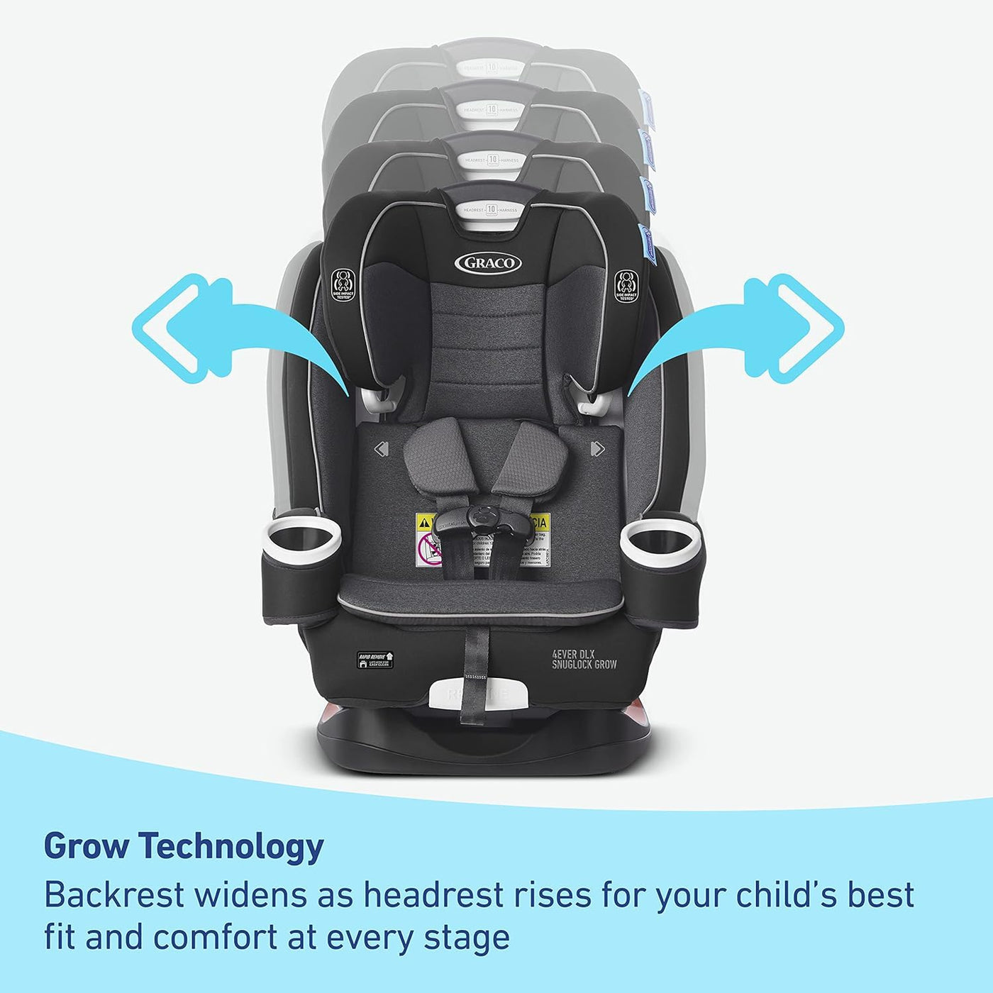 Graco 4Ever DLX SnugLock Grow 4-in-1 Car Seat