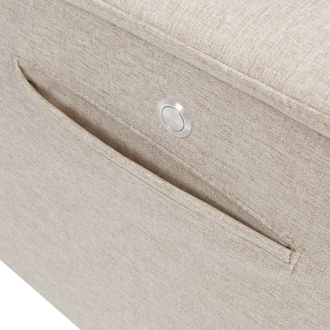 Monogram Willa Deluxe Power Glider Recliner w/Heat&Massage i