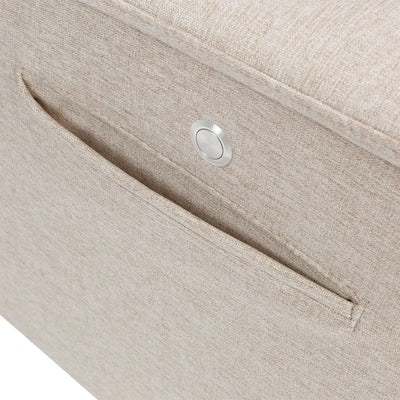 Monogram Willa Deluxe Power Glider Recliner w/Heat&Massage i