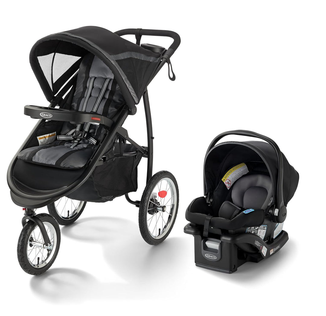 graco stroller jogging Graco FastAction Fold Jogger Travel System (Gotham)