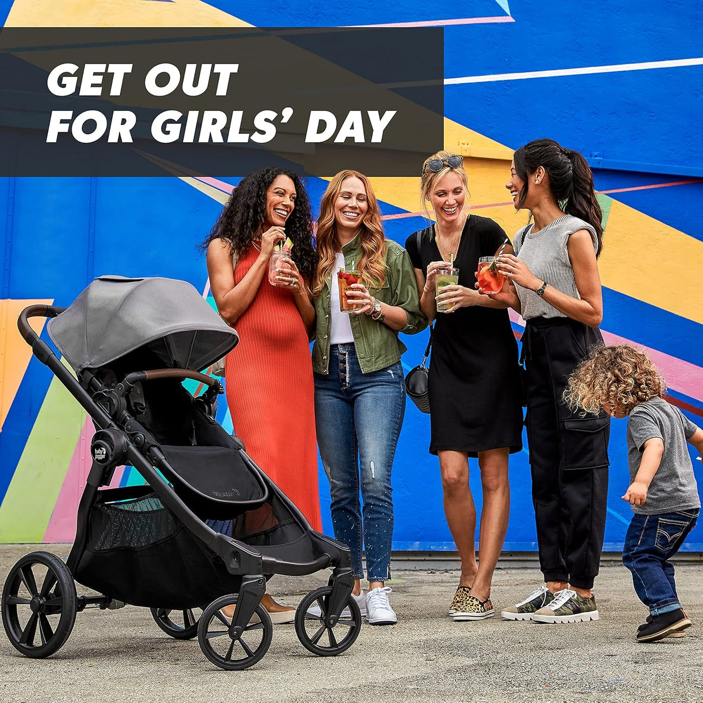 Baby Jogger City Select 2 Single to Double Modular Stroller in Lunar Black