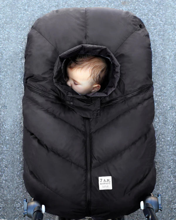 7AM Car Seat Cocoon Black 0-12M