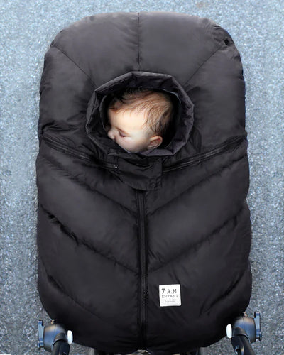 7AM Car Seat Cocoon Black 0-12M