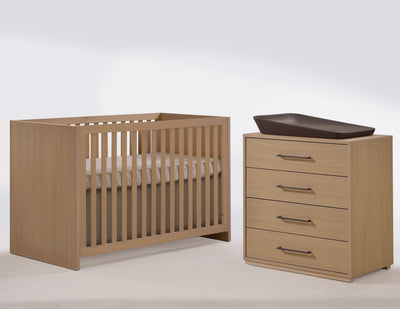 Natart Contempo Crib and Dresser set