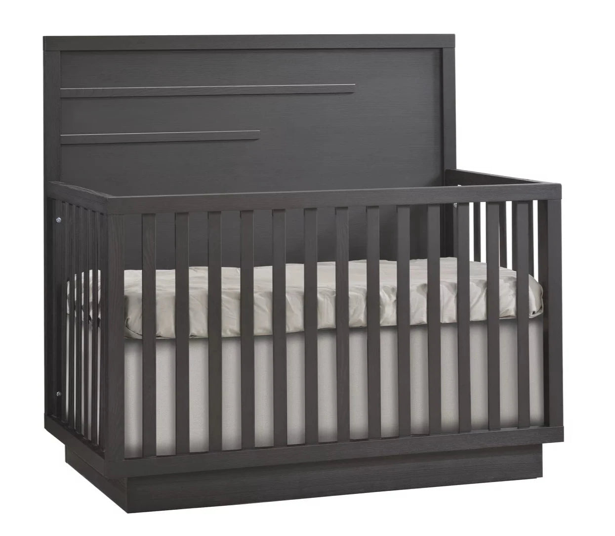 Natart Como Convertible Crib With Horizontal Molding