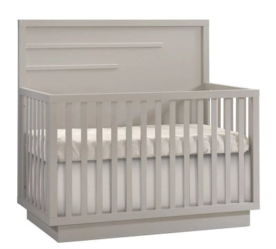 Natart Como Convertible Crib With Horizontal Molding