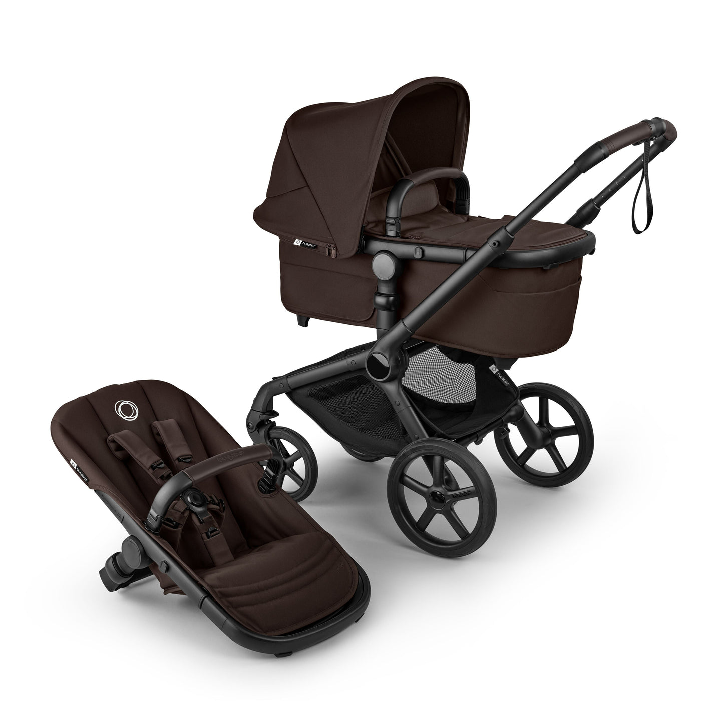 Bugaboo Fox 5 Renew Complete Stroller - Black/Misty White
