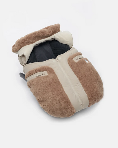 7AM Car Seat Cover Cocoon - Cappuccino Appliqué