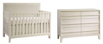 Natart Kyoto Crib + Double Dresser Set