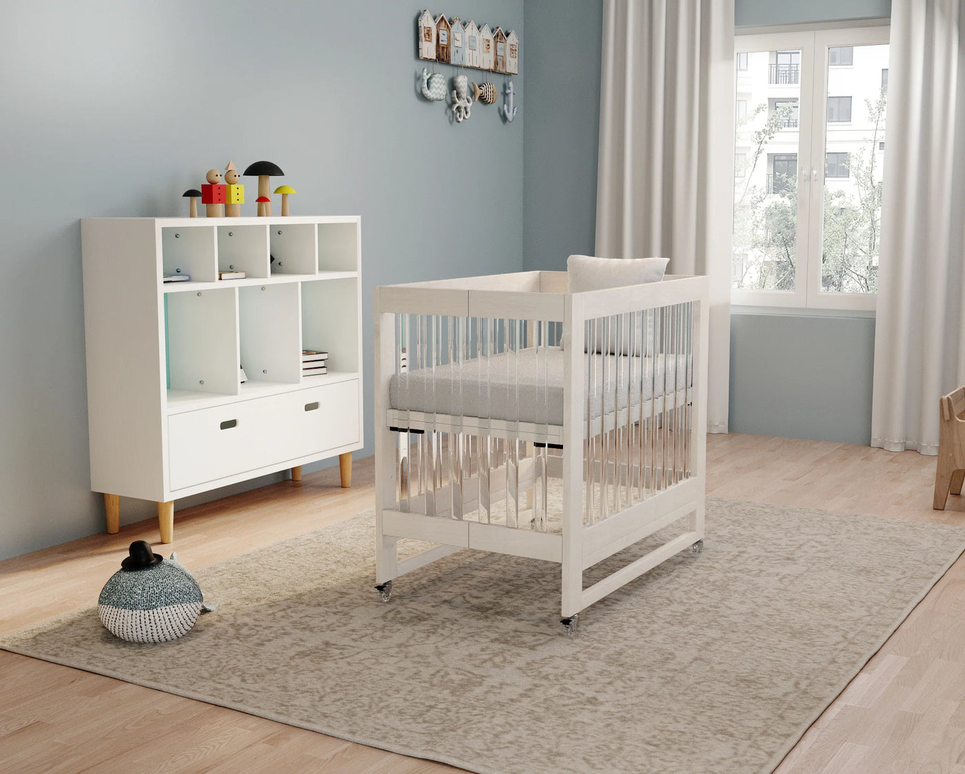Melo Caress Mini Foldable Crib