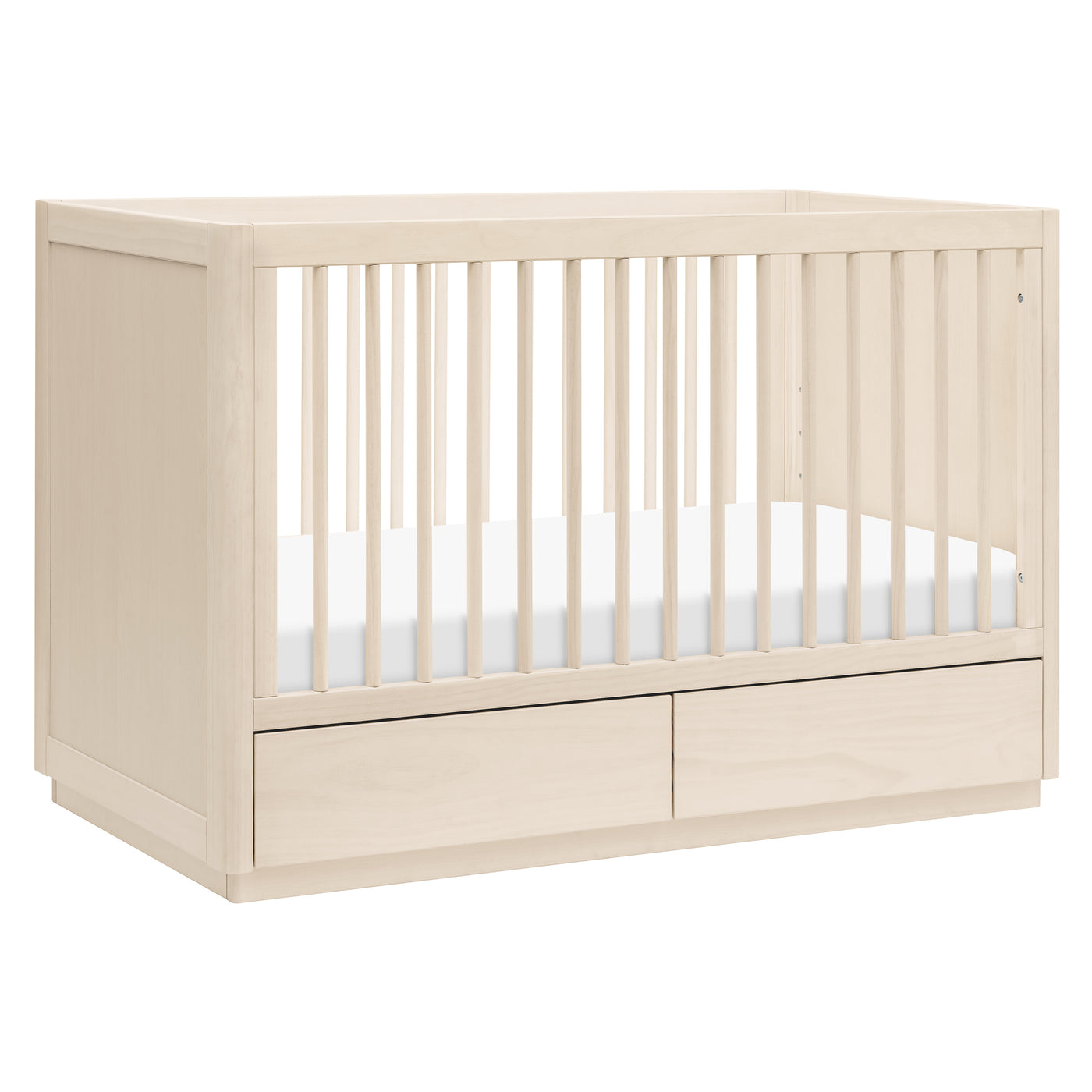 Bento 3 in 1 Convertible Storage Crib with Toddler Bed Conversion Kit