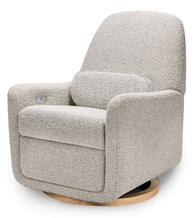 Arc Electronic Recliner and Swivel Glider in Boucle