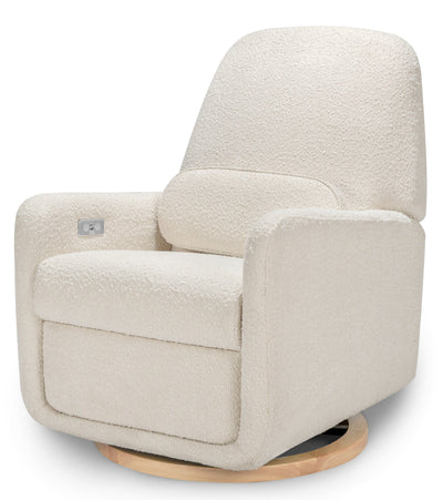 Arc Electronic Recliner and Swivel Glider in Boucle