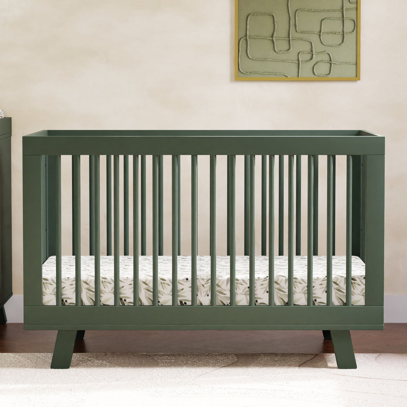 Hudson 3 in 1 Convertible Crib + Toddler Rail