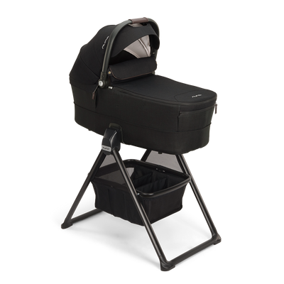 Nuna MIXX Series Bassinet + Stand in Caviar