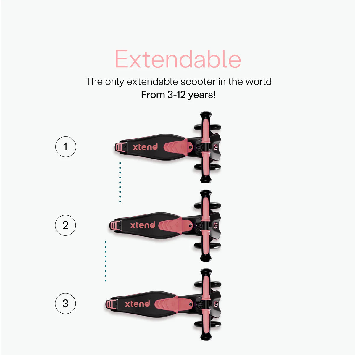 smarTrike Xtend Scooter ride on