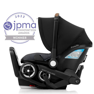 Evenflo Shyft DualRide Infant Car Seat Stroller Combo with Carryall Storage
