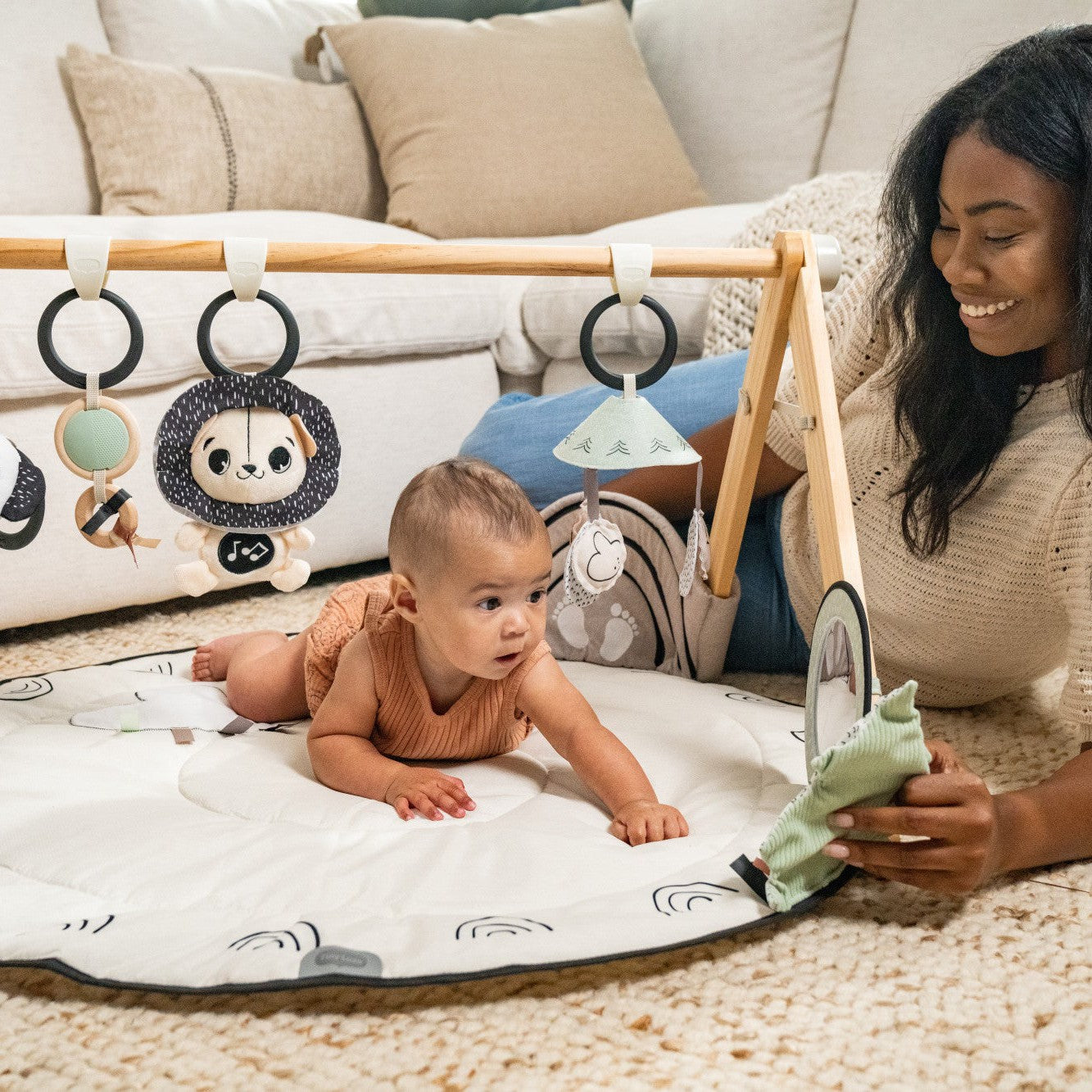 Tiny Love Black & White Décor Luxe Developmental Gymini