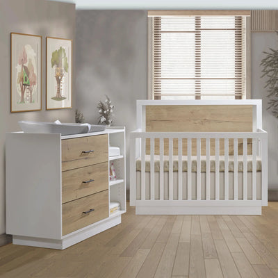 Tulip Tito Crib to Double and Combo Dresser Set