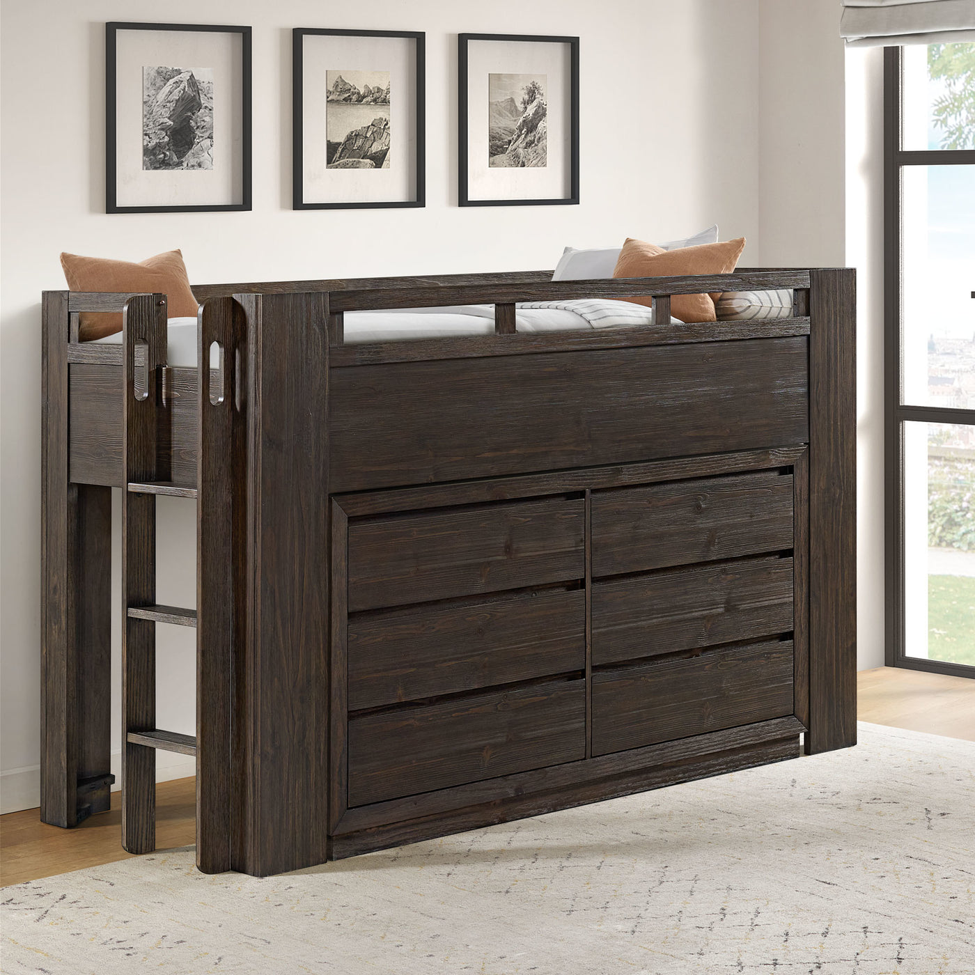 Westwood Bello Twin Low Loft Bed