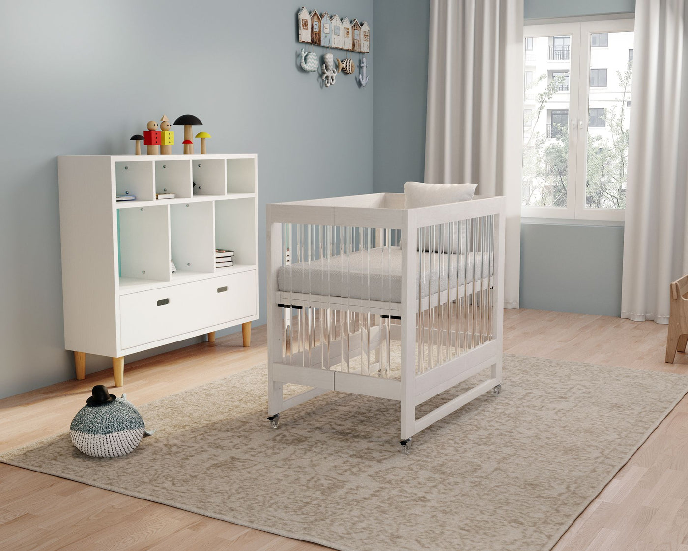 Melo Caress Foldable Crib