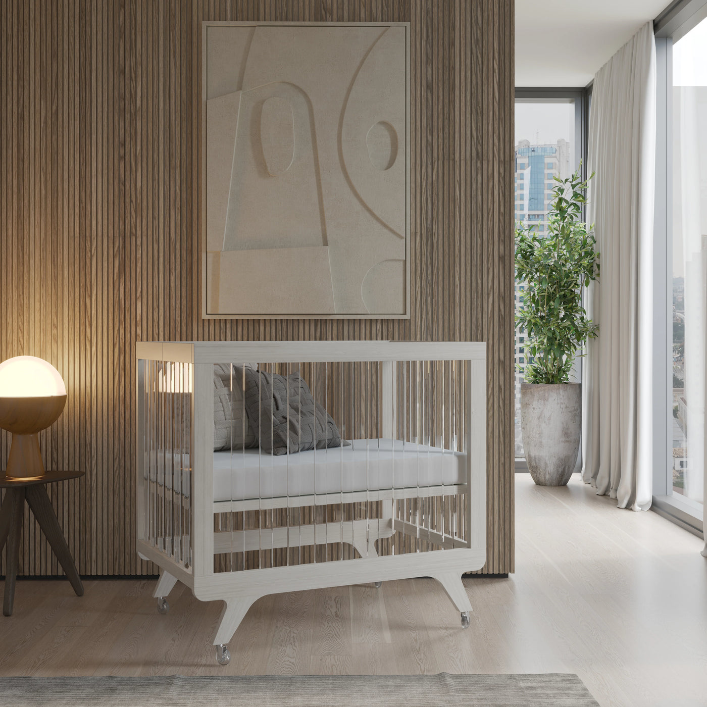 Melo Caress V-leg Foldable Crib