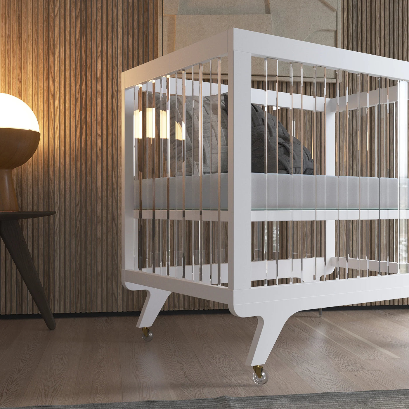 Melo Caress V-leg Foldable Crib