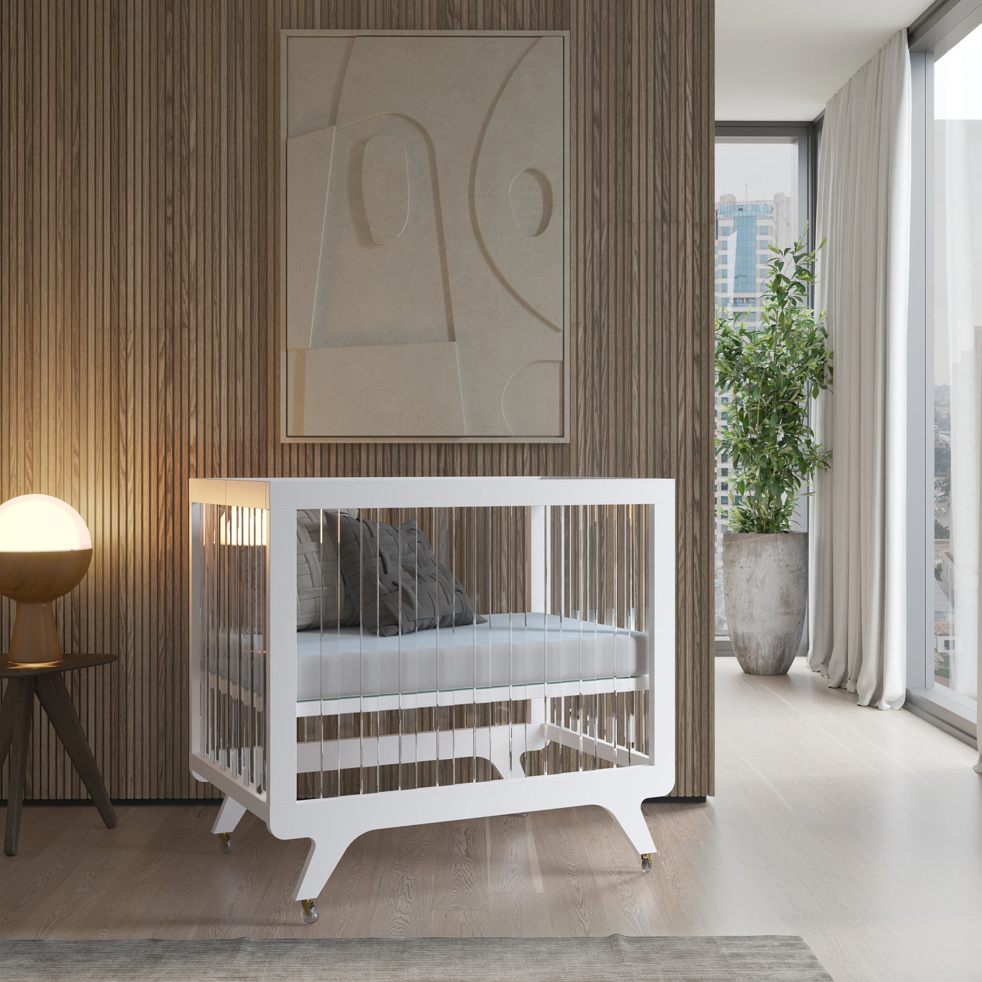 Melo Caress V-leg Foldable Crib
