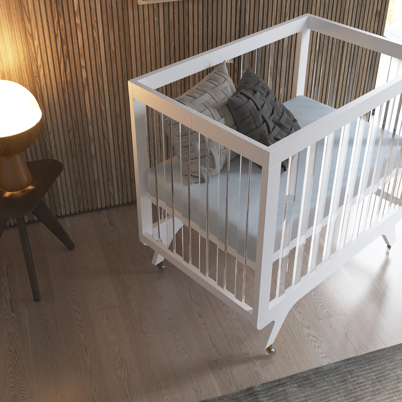 Melo Caress V-leg Foldable Crib