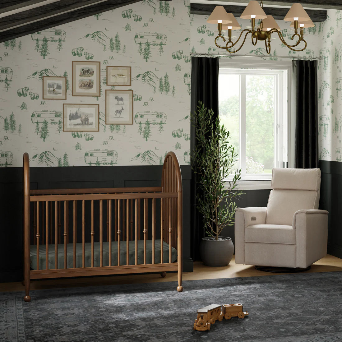 Namesake Alouette 3 in 1 Convertible Spindle Crib