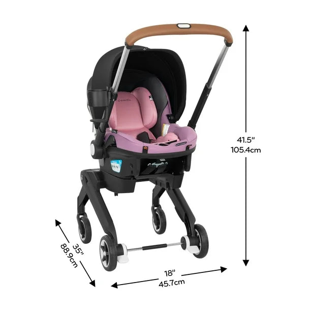 Evenflo Gold Shyft DualRide Infant Car Seat and Stroller Combo with Carryall Storage (Moonstone Gray)