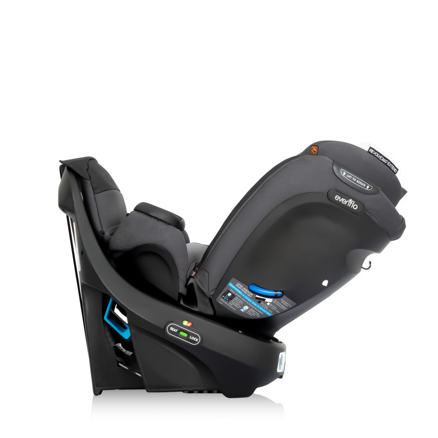 Evenflo Revolve360 Extend Rotational All-in-One Convertible Car Seat with Quick Clean Cover